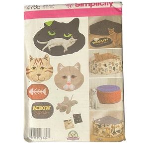 Simplicity Meow Pattern #4765 - Uncut.